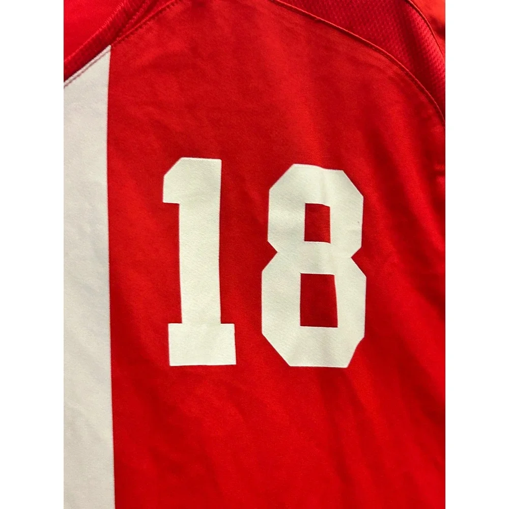 Nike Team Delsea 18 Soccer Jersey Mens XL Red White NikeFIT DRY Short Sleeve